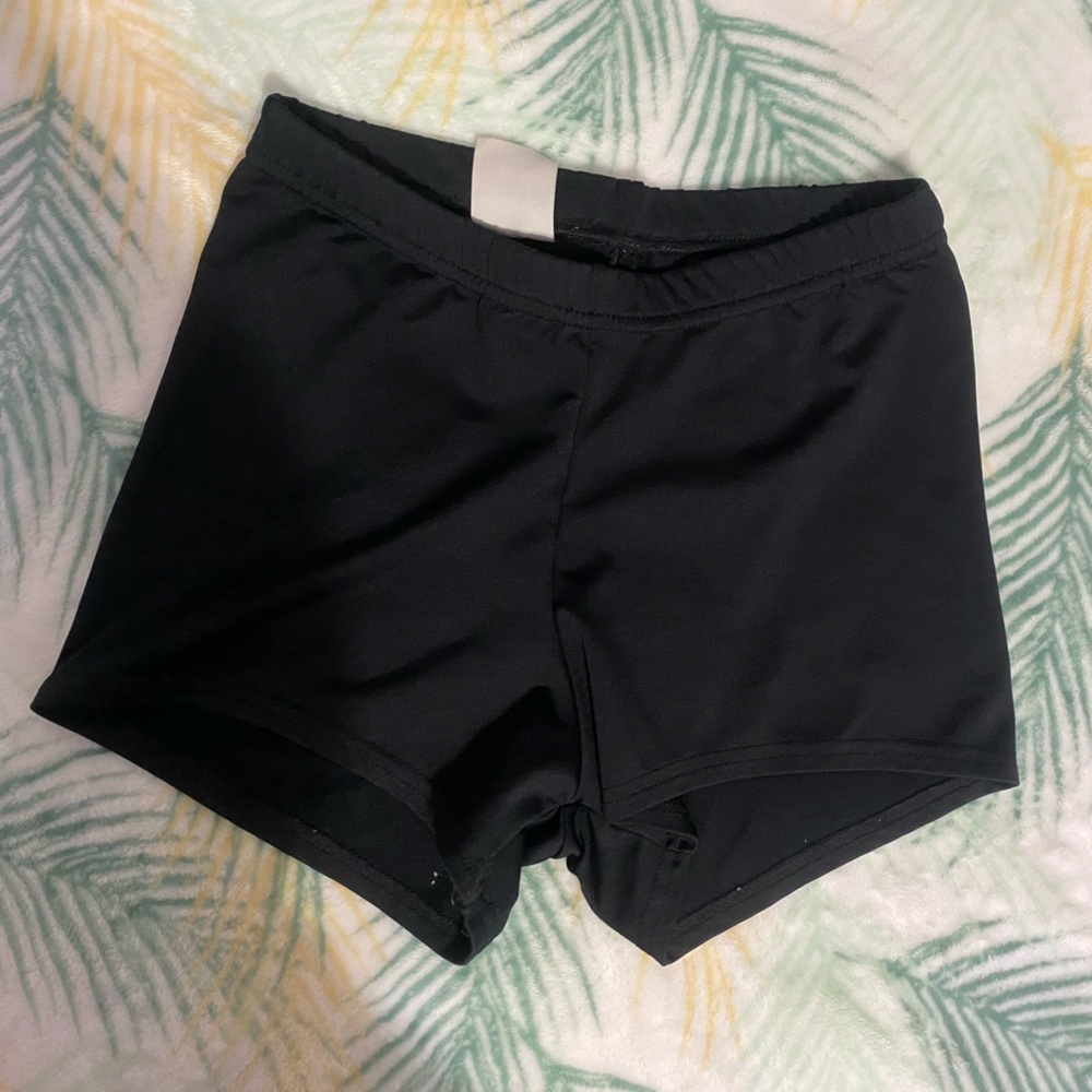 Women’s black spandex